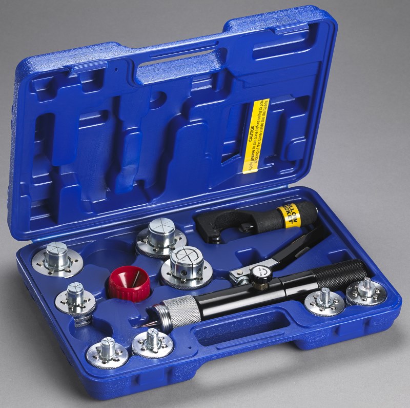 Yellow Jacket 60493 Deluxe Hydraulic Tube Expander Kit 3/8” to 1-5/8”